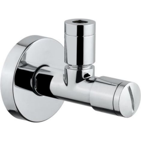 Rubinetto sottolavabo di arresto con filtro estraibile in ottone finitura cromata - Idral 0195/1 (1/5)