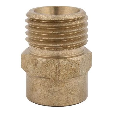 JS REDUZIERNIPPEL IGxAG FLACHDICHTEND, 1"x1 1/4", MESSING