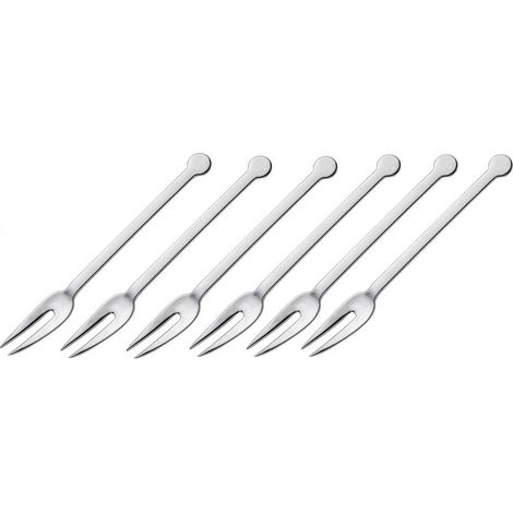 Abert forchetta antipasto 2 punte Riflesso acciaio inox set 12 pezzi