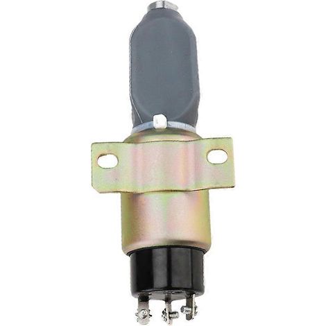 Électrovanne d'arrêt 24V SA-3766T, solénoïde de coupure 1751-24E, pièce compatible moteur, arrêt moteur, remplacement 3864274, 24 volts. (1/5)