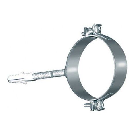 2 Collari a muro monoparete, in acciaio inox dm 80 mm