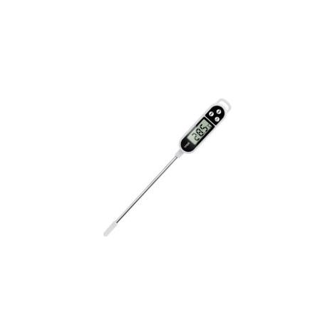 Küchenthermometer-Zubehör, Kochthermometer, Einstichthermometer, Grillthermometer, 5-Sekunden-LCD-Display-Thermometer für Gebäck, Grillgut, Milchprodukte, Fleisch und kulinarische Zwecke - Crezuo