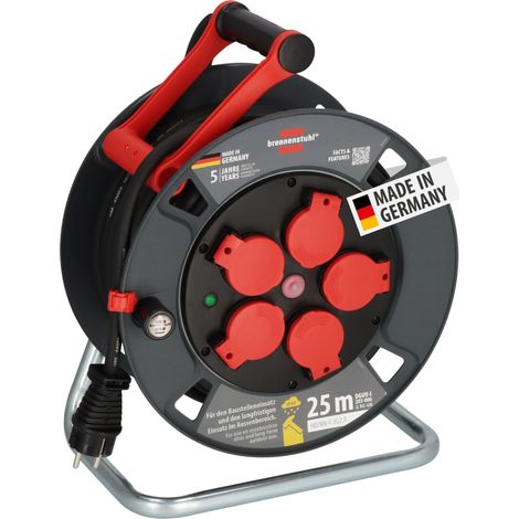 Brennenstuhl Profi  Avvolgicavo 300  KU 2200  25 m  9232250100 (1/4)