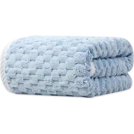Serviette De Bain - 70 x 140 cm - En Velours De Corail - Pour Salle De Bain - 1 Pièce