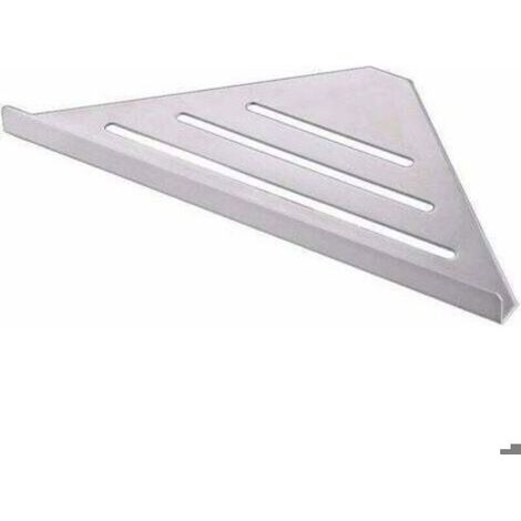 Alliage d'aluminum Bain Étagère de Douche, Tablette de Douche Étagère d'angle Triangle Cosmétique Panier Rangement Cuisine Etagère