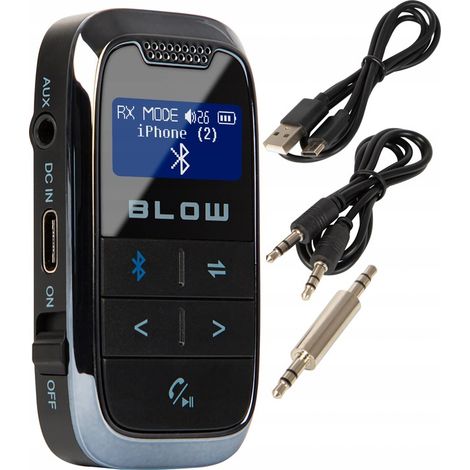 Trasmettitore a soffio, adattatore Bluetooth 5.1, trasmettitore con jack AUX da 3,5 mm, display LCD USB-C (1/5)