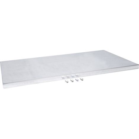 STIER Verzinkter Fachboden 1000x600mm für Werkstattschrank LP inkl. 4 Fachbodenträgern, Maße 1000 x 600 mm, mit flacher Bauweise für maximale Lagerkapazität