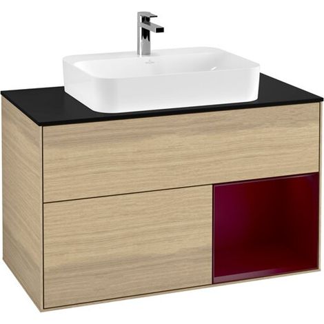 Villeroy & Boch G372HBPC meuble sous-lavabo Finion G37 (1/2)