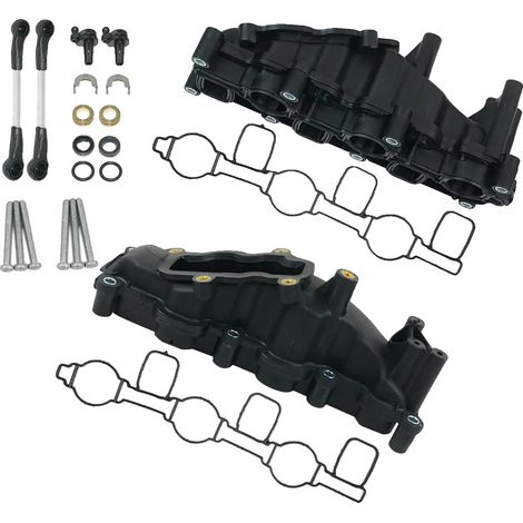 Collettore di aspirazione, in plastica tecnica, 500 mm x 300 mm x 50 mm, compatibile con Audi A4/A6/A8, supporta motori TDI da 2,7 litri e 3,0 litri, nuovo. (1/5)