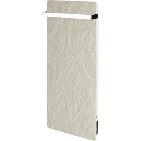 Sèche-serviette à inertie Wifi Blanc Quartz 800W Vertical - Valderoma BZ08BLW (1/2)
