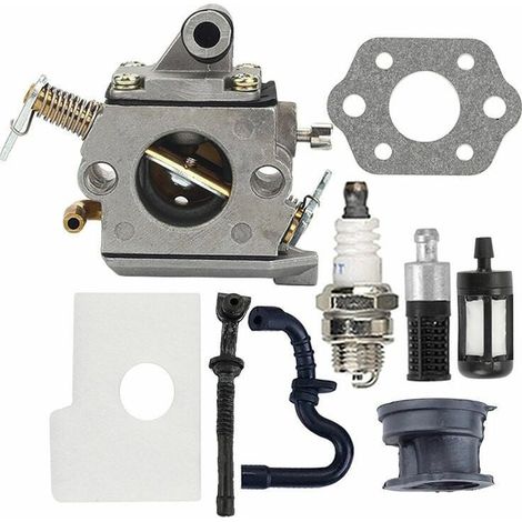 Carburateur pour tronçonneuse Stihl 017 018 MS170 MS180 – Remplacement Zama C1Q-S57A – Filtre à air inclus – Optimise le mélange air-carburant (1/5)