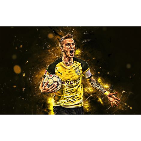Papier peint panoramique Football - Joueur de Foot - 130 cm x 81 cm (1/2)