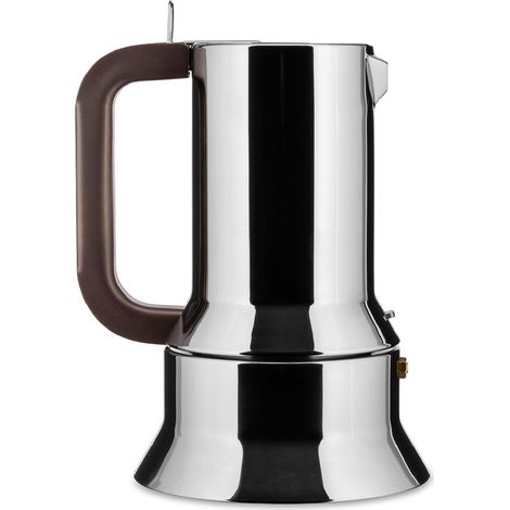 Alessi 9090/M - Caffettiera di Design in Acciaio Inox, 10 tazze (1/4)