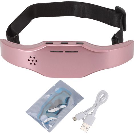 Masqueur électrique rechargeable pour crâne, homme femme, massage micro-courant anti-stress, appareil de sommeil portable à domicile (1/5)