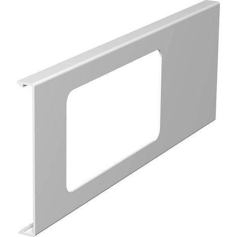 OBO Bettermann Parte superiore per incasso apparecchi 2 volte 110x300mm polivinilcloruro bianco puro RAL 9010, 6194109
