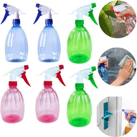 Flacons pulvérisateurs pour plantes pulvérisateurs de nettoyage flacons pulvérisateurs à pompe manuelle flacons pulvérisateurs vides (500 ml couleurs variées) (1/4)
