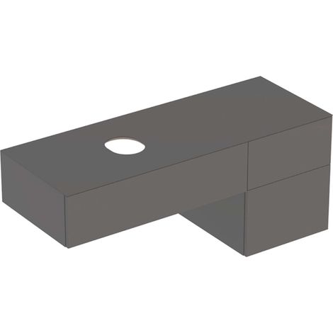 Geberit VariForm, meuble sous-lavabo à poser, trois tiroirs, (1/2)