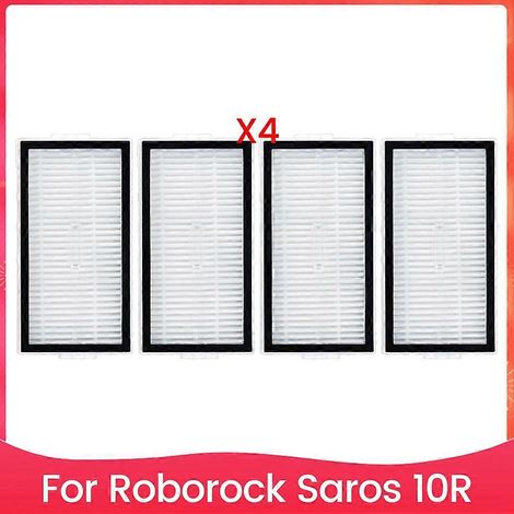 4er-Pack Ersatz-HEPA-Filter für den Roborock Saros 10R Saugroboter