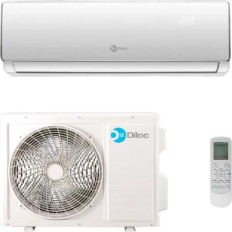 Monosplit Inverter WLAN 12000 BTU A+++ R32 Diloc D.AURORA12000 Klimaanlagen-Set