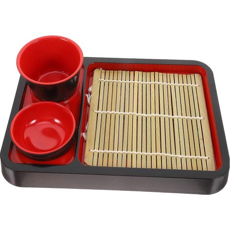 Service de table japonais, plateau à sushis japonais, assiette à dessert, plateau à nouilles soba, plateau à thé. (1/5)
