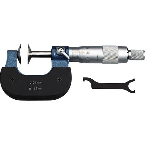 Fervi M010/100/125 Micrometro 100 - 125 mm con piattelli 27 mm