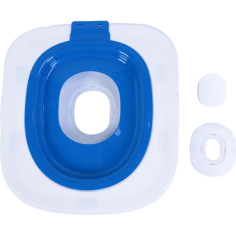 Kit d'entraînement aux toilettes pour chats, urinoir réutilisable, système amovible pour animaux de compagnie, pour la maison et le magasin, bleu (1/5)
