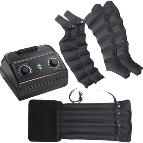 Muskelmassagegerät, Luftkompression, Lymphdrainage, 2beine2arme1gürtel, EU-Stecker (1/2)