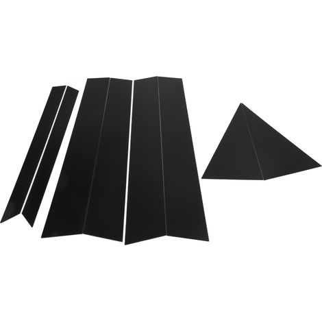 8PCS Garnitures de Montants Portes Fenêtres Noir Brillant Style 4D PC Surface Lisse Remplacement pour Infiniti FX35 FX45 2003-2008 (1/5)