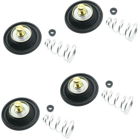 Lot de 4 valves de coupure d'air de  de rechange pour motos Honda