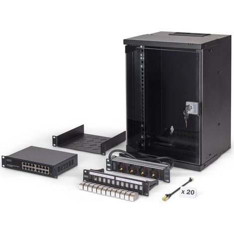 Digitus SOHO Pro Netzwerk Rack Kit Schwarz 9U