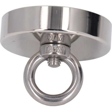 Aimant de récupération puissant en nickel-cuivre NdFeB avec boucle de serrage, force de traction de 250 kg (1/5)