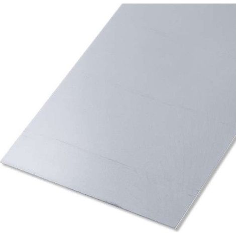 Tôle Acier Lisse Brut Gris L.25 X L.50 Cm Ep.0.75 Mm