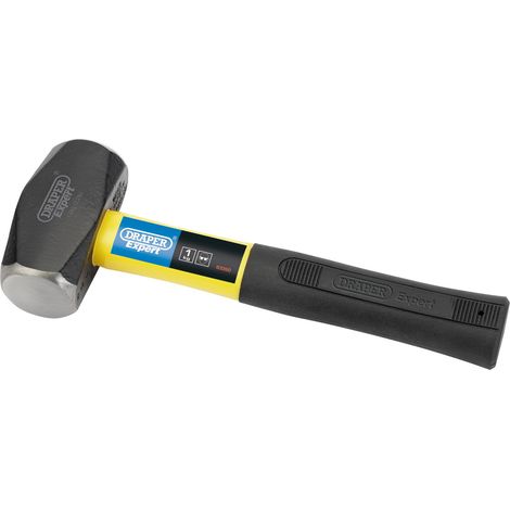 Draper FG3A Expert 1kg (2.2lb) Fiberglass Shaft Club Hammer for Heavy-Duty Construction and Demolition Tasks (1/5)