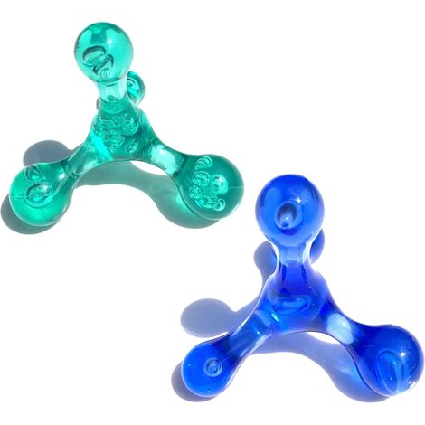 2pcs Set de Massage,Kit de Massage,Trigger Point,Outil de massage,Accessoires de massage portables pratiques pour La Tête, Le Cou, Les Epaules, Le Dos, Les Bras, pour La Détente et Le Massage (1/5)