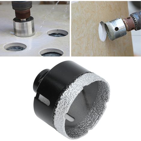 Foret diamanté brasé sous vide M14, foret brasé noir M14, 65 mm (1/5)