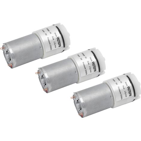Lot de 3 micro-pompes à membrane pour aquarium, mini-moteurs d'aspiration d'eau et d'air, 6 V CC, VN2702PM (1/5)