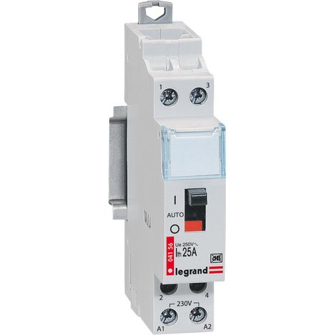 Legrand Contattore bipolare grigio RAL 7035 25A 230V