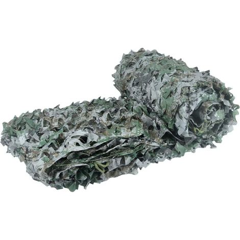Filet de Camouflage Protection Solaire Camo pour Parasol Camping Chasse Décoration Abri Ombre de Tente Numérique 3m x 5m (1/5)