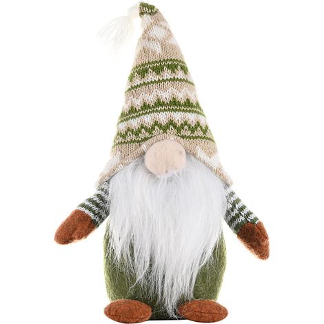 Gesichtslose Weihnachtsmannpuppe, Weihnachtsfensterdekoration, Weihnachtsgeschenk (1/5)
