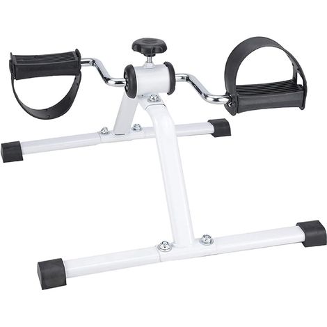 Trintion Mini Pedaltrainer 48×41×30 cm Arm- und Beintrainer für Zuhause Faltbares Heimtrainer Fitnessgerät für Büro, Wohnzimmer und Gym Verstellbarer Widerstand (1/5)