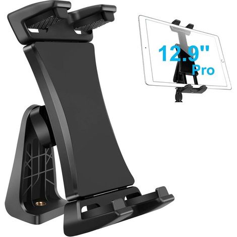 Stativadapter für iPad,360° drehbar,Universalhalterung,Geeignet für iPad Pro 12,9",11",10,5",Galaxy Tab und Tablets von 3,5 bis 13,5 Zoll (1/4)