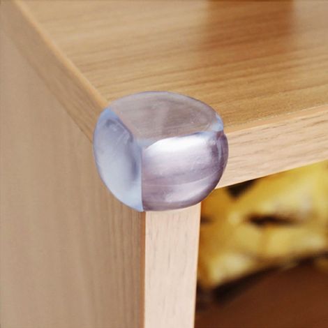 16 protezioni angolari trasparenti di grado medicale per neonati (a forma di sfera, finitura opaca) – protezioni angolari per neonati – protezioni angolari a prova di bambino – protezioni angolari di (1/5)
