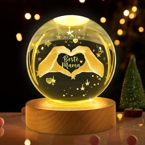 boule de verre pour maman, cadeau d'anniversaire pour maman, cadeau de fête des mères, cadeau pour maman (1/5)