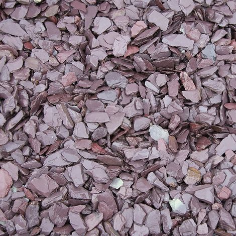 40mm Plum Slate Chippings Bag (20kg)