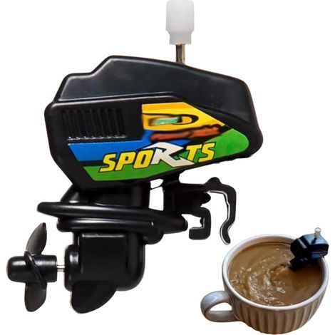 Barchetta frullatore per caffè - Frullatore elettrico originale, ideale per bevande calde e fredde, perfetto per casa e ufficio. Facile e divertente da usare a casa o in ufficio. (1/5)