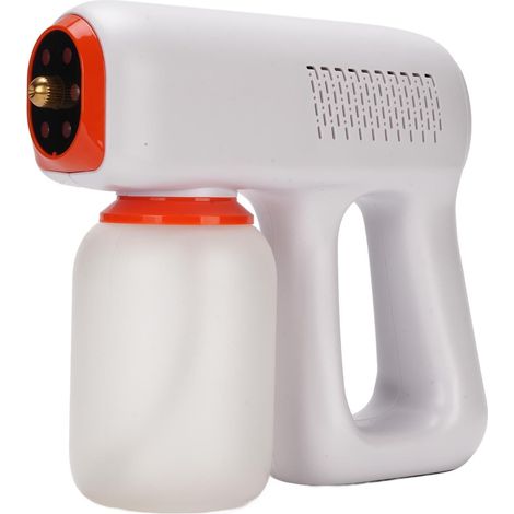Pulvérisateur électrique sans Fil, Brumisateur Efficace pour le Bureau et la Maison, 1200mAh, Blanc (1/4)