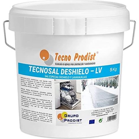 Tecno Prodist Tecnosal Deshielo - Sal para Derretir Nieve y Hielo