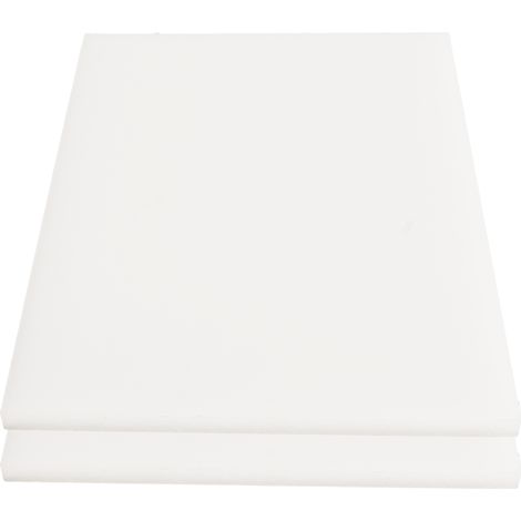Tapis de découpe en cuir 2 pièces, coussin de frappe artisanal DIY, planche à travailler 5,9x7,9 pouces, matelas de perforation blanc pour travail du cuir (1/5)