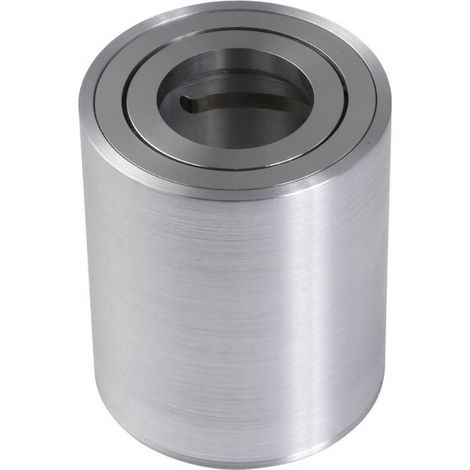 Support saillie GU10 / MR16 Orientable - Rond - Aluminium brossé