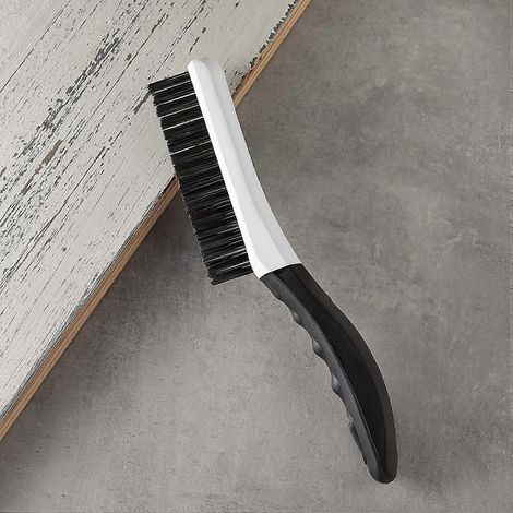 Brosse métallique en acier au carbone avec manche (1/3)